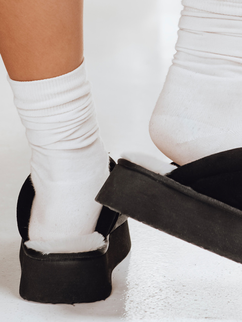 Damen isolierte Flip-Flops schwarz Dstreet ZY1259