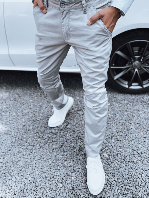 Dunkelgraue Chinohose für Herren Dstreet UX4340