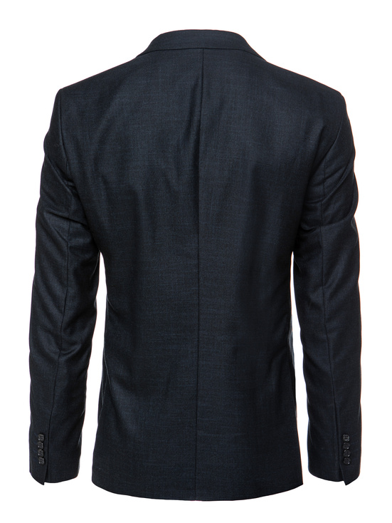 Einreihiger marineblauer Blazer für Herren Dstreet MX0637