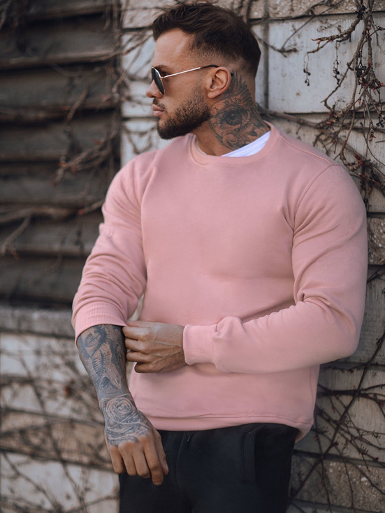 Herren Sweatshirt Rosa Dstreet BX5083z