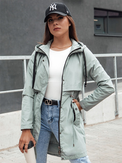 Damen Parka Jacke mit Kapuze PERTHA grün Dstreet TY4400_1