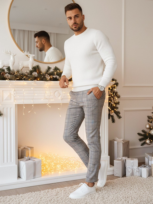 Herrenhose hellgrau Dstreet UX4407z