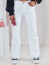 Damen Denim Baggy Hose LUXEFLOW weiß Dstreet UY2365