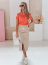 Damen Einheitsgröße gerippte Bluse KISS LOOK rosa Dstreet RY2838
