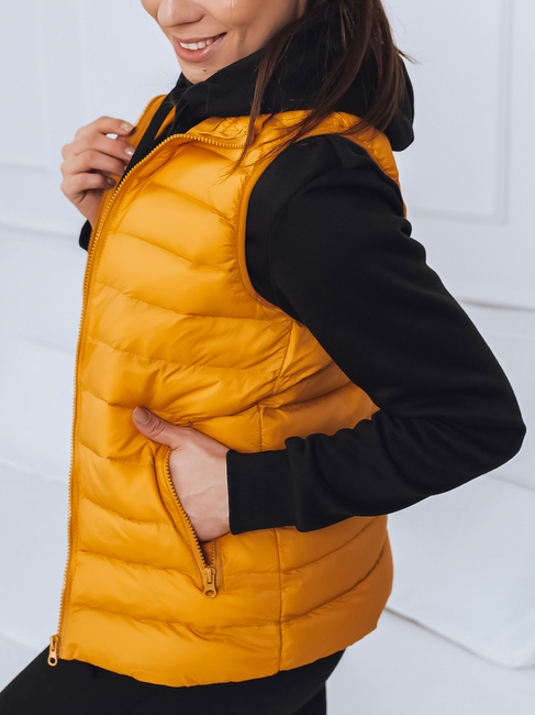 Damen Steppweste ROSILA Gelb Dstreet TY2580