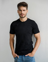 Herren T-Shirt einfarbig schwarz Dstreet RX2572