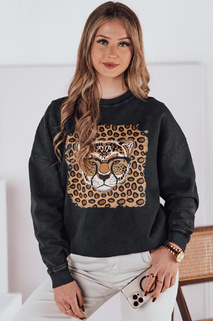 Damen Einheitsgröße CHEETAHART Sweatshirt graphit Dstreet BY1352