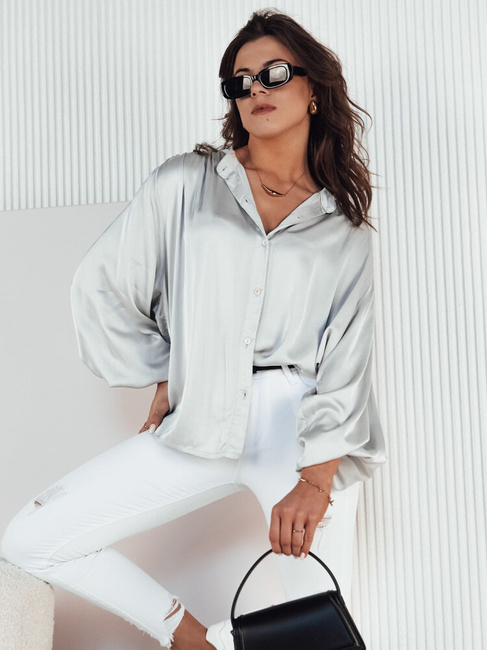 Damen Elegant Hemd LERMA Farbe Grau DSTREET DY0385
