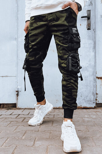 Herren Cargohosen Farbe Grün DSTREET UX4207