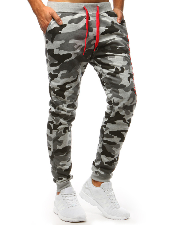 Herren Trainingshose Camo Grau Dstreet UX3515