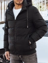 Doppelseitige Herrenjacke schwarz Dstreet TX4298