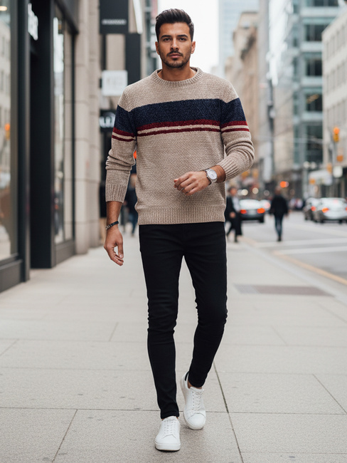 Herren Pullover braun Dstreet WX2243z