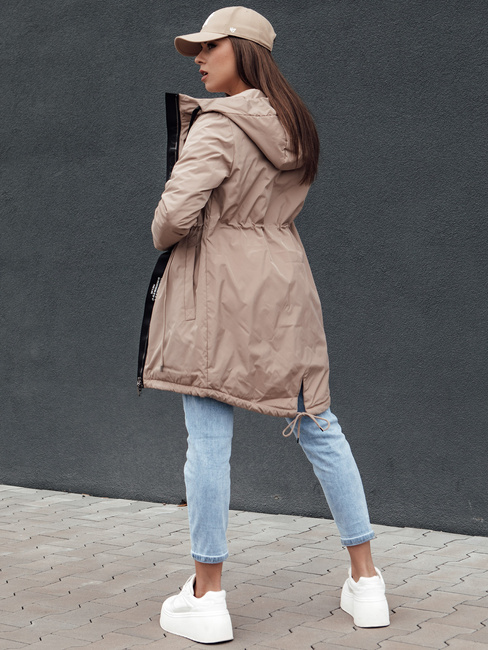 Damen Parka Jacke URBANJOY beige Dstreet TY4386