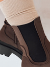 Frauen braune Stiefel Dstreet ZY1010