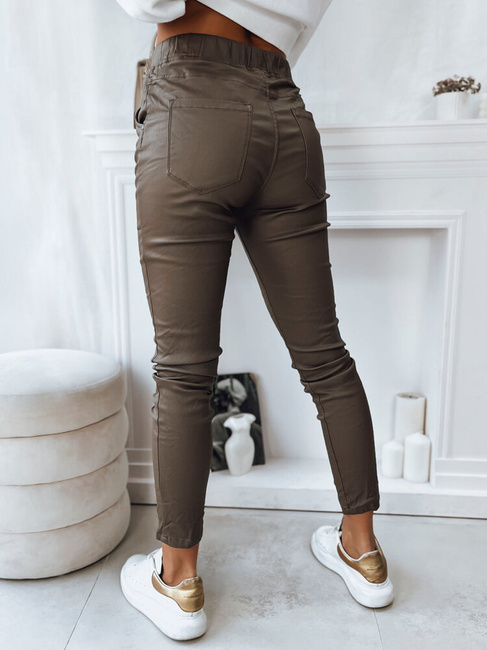 Damen Waxhose LIZZY Farbe Dunkelbeige DSTREET UY1775