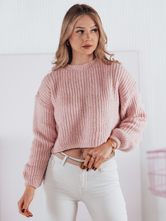 Damen Pullover in Übergröße BILLIS rosa Dstreet MY2283_1