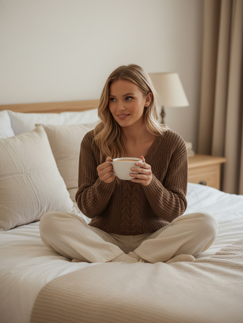 CASVINA Damen Pullover beige Dstreet MY2379