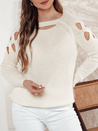 Damen-Pullover SLITARIA ecru Dstreet MY2408