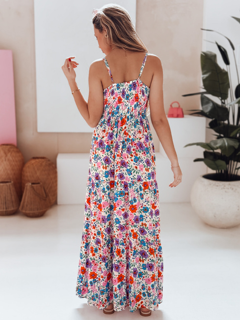 FLOWMISS weißes geblümtes Maxikleid von Dstreet EY2628
