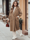 Damenmantel in Übergröße AVELINNI lang beige Dstreet NY0694