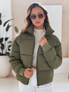 Kurze Damen-Winter-Steppjacke VIBEGIRL grün Dstreet TY4946