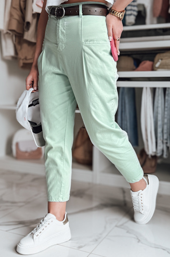 Mintfarbene Chinohose CHINOSKA Damenhose Dstreet UY2555