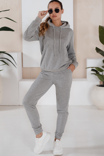 Damen Trainingsanzug-Set MILIAN Farbe Hellgrau DSTREET AY0812