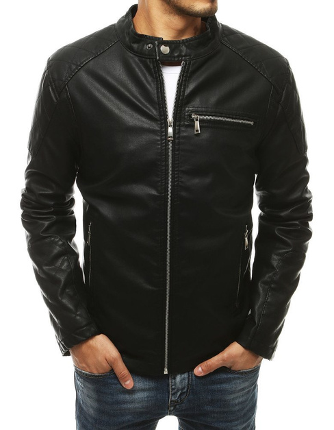 Herren Lederjacke schwarz Dstreet TX3463