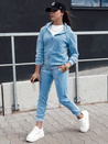 Damen Velours Stretch Set VELCOMFY blau Dstreet AY1078