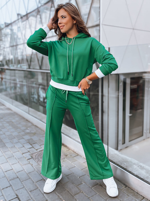 Damen Trainingsanzug-Set SANELIS Farbe Dunkelgrün DSTREET AY0989