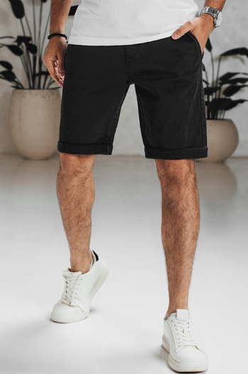 Herren Denim-Shorts schwarz Dstreet SX2547