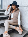 Damen Steppweste BEEWARM  Farbe Camel DSTREET TY3800
