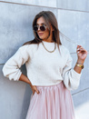 Damen Oversize Pullover BILLIS Farbe Hellbeige DSTREET MY2232