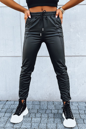 Damen Waxhose EBONY NIGHT Farbe Schwarz DSTREET UY1636