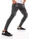 Herren Jeans Cargohose Schwarz Dstreet UX3290_1