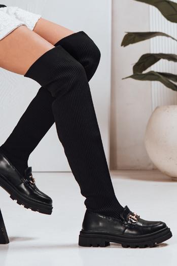 Damen Sockenstiefel schwarz Dstreet ZY1312