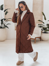 Langer Damen Steppmantel TRENDIFY braun Dstreet TY4939