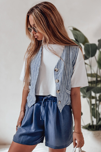 Damen-Shorts RELAX TIME blau Dstreet SY0459