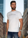 Bedrucktes Herren-T-Shirt weiß Dstreet RX5641