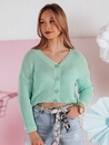 Swter Damen Einheitsgröße Übergröße gerippt SWEETDREAM mint Dstreet MY2458