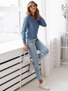 Damen FASHION II Sweatshirt hellblau Dstreet BY1079