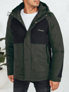 Herren Winterjacke mit Kapuze schwarz Dstreet TX5039