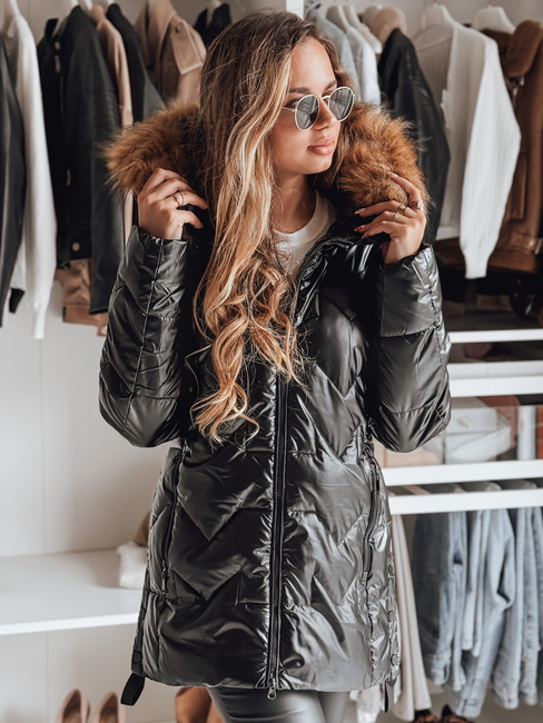 Damen Winterjacke LANE Farbe Schwarz DSTREET TY4049