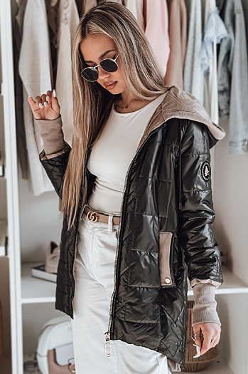 Damen Übergangs-Steppjacke ROSSANA schwarz Dstreet TY4831