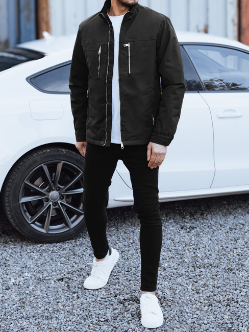Herren Übergangsjacke schwarz Dstreet TX5035