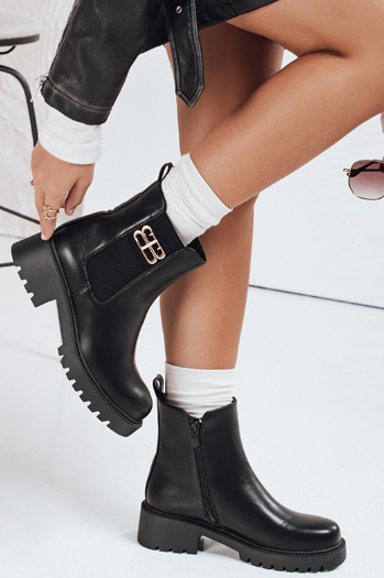 Schwarze Damenstiefel Dstreet ZY1104