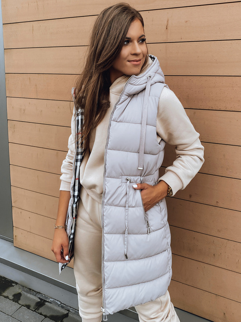 Damen Gesteppt Wendeweste KERIS Beige Dstreet TY2909