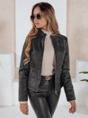 Damen Leder Ramones Jacke schwarz Dstreet TY5201