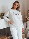 Damen Sweatshirt in Übergröße mit Dackel JAMNIKOVE grau Dstreet BY1499z