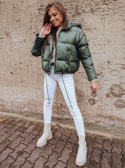 Damen Steppjacke SIMMON Grün Dstreet TY3049